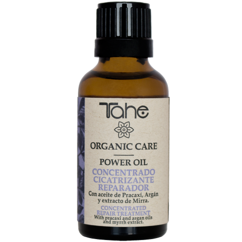 Koncentrovaný olej POWER ORGANIC CARE na poškozené vlasy (30 ml) TAHE