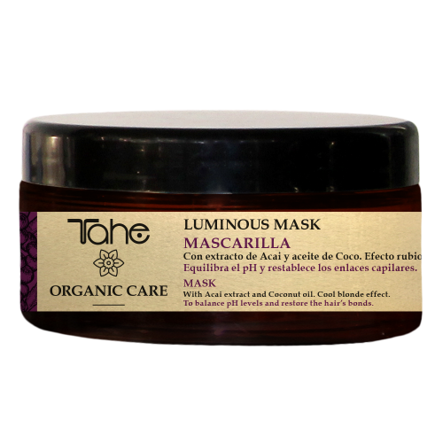 Přírodní maska Organic Iluminous pro odstranění žlutého odstínu (300 ml TAHE