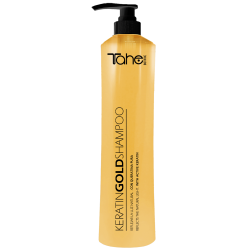 TAHE BOTANIC GOLD šampon s aktivním keratinem pro poškozené a suché vlasy (1000 ml)