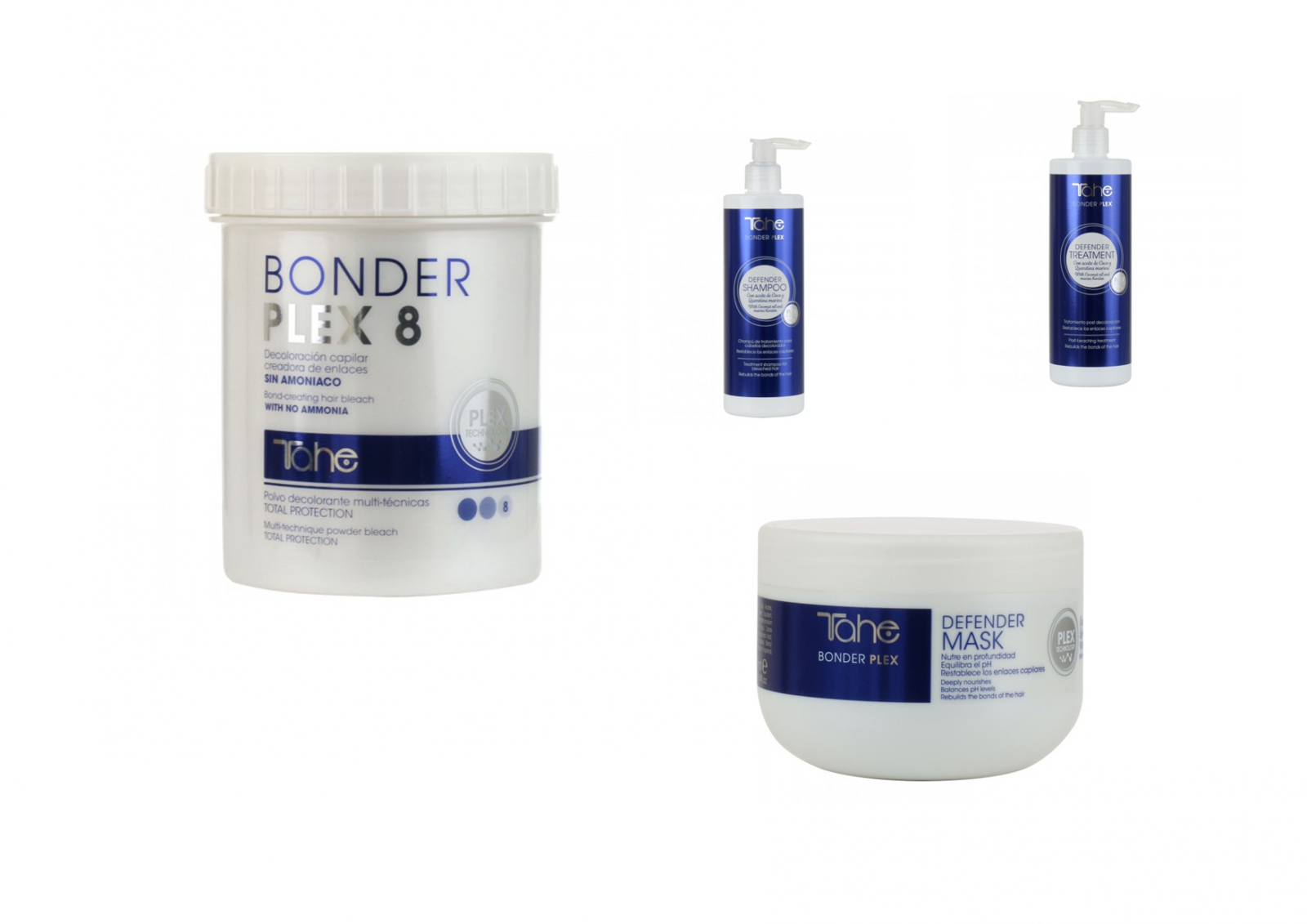 Bonder plex set (melír+šampon+treatment)+maska zdarma TAHE